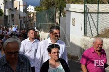 Procesión de Santa Agueda y la Virgen de Lourdes en Telde (Foto Francisco Javier Santana)